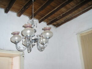 Chandelier in the main house