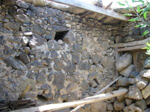 stone walls